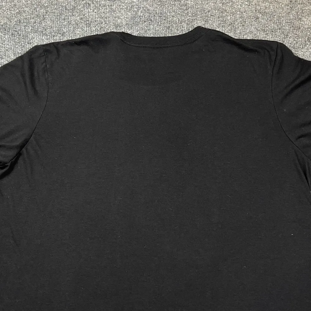 Adidas Orlando Three Stripe T Shirt Adult Size Large L Black Performance Tee‎
